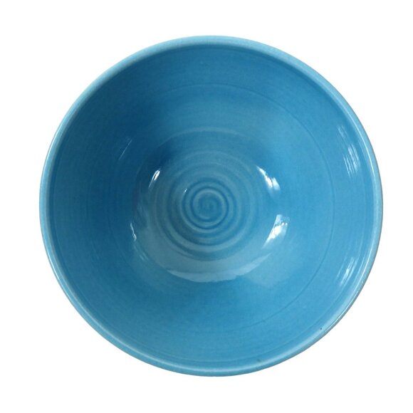 Vintage Handcrafted Green Blue Ceramic Bowl Signed J K Dryden Original 1983 - Picture 8 of 8